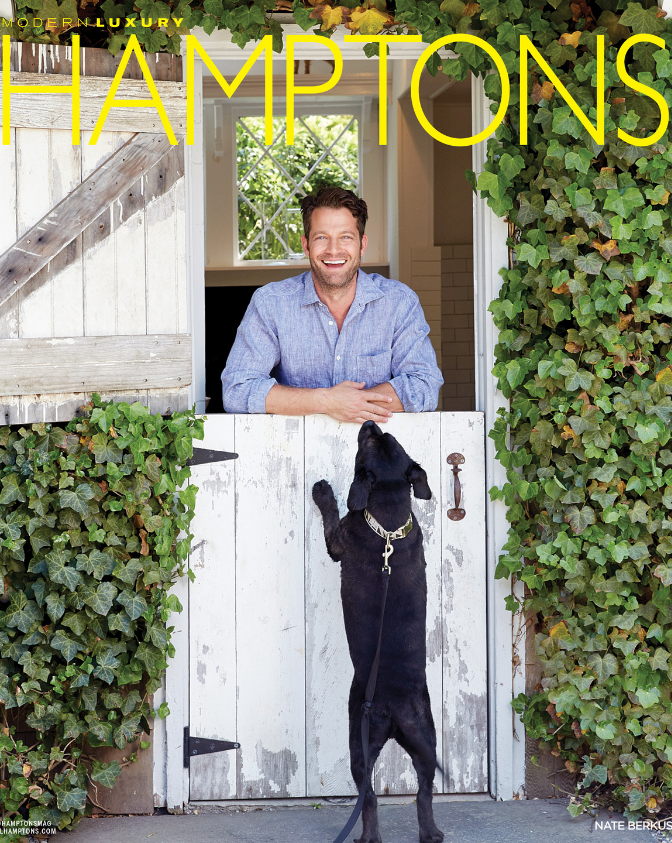 The cover of a Hamptons magazine from 2020, in which Nate Berkus Interiors' work is featured.