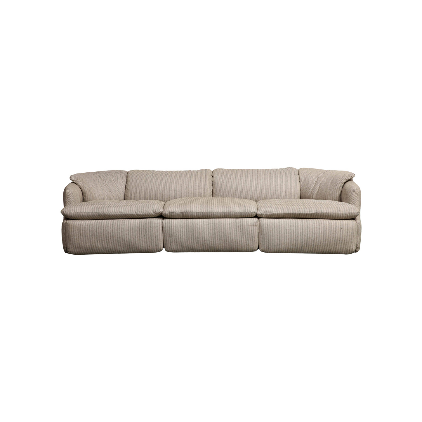 1970s Italian Saporiti "Confidential" Sectional Sofa by Alberto Rosselli
