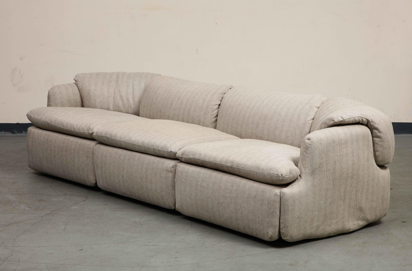 1970s Italian Saporiti "Confidential" Sectional Sofa by Alberto Rosselli