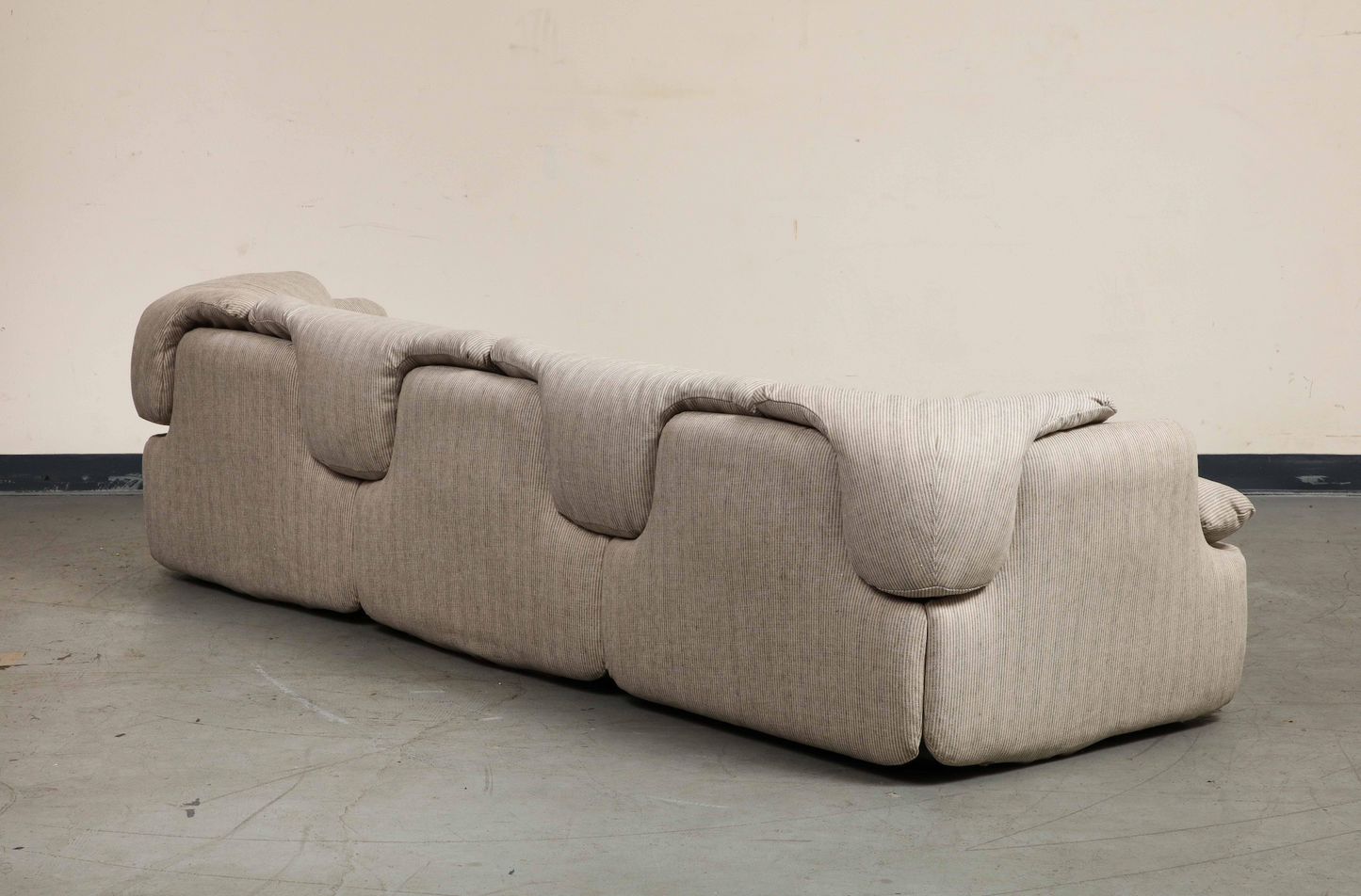 1970s Italian Saporiti "Confidential" Sectional Sofa by Alberto Rosselli