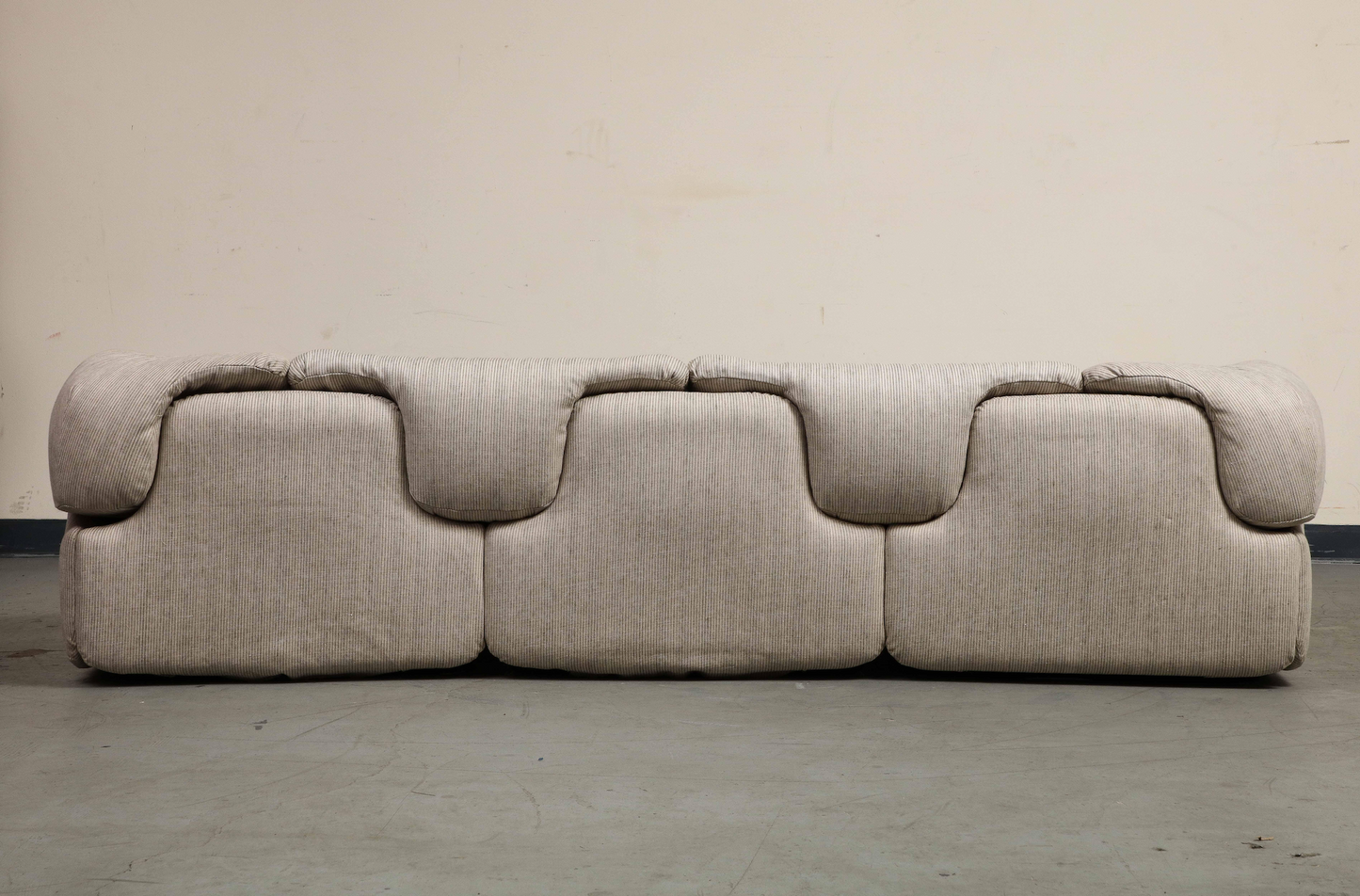 1970s Italian Saporiti "Confidential" Sectional Sofa by Alberto Rosselli