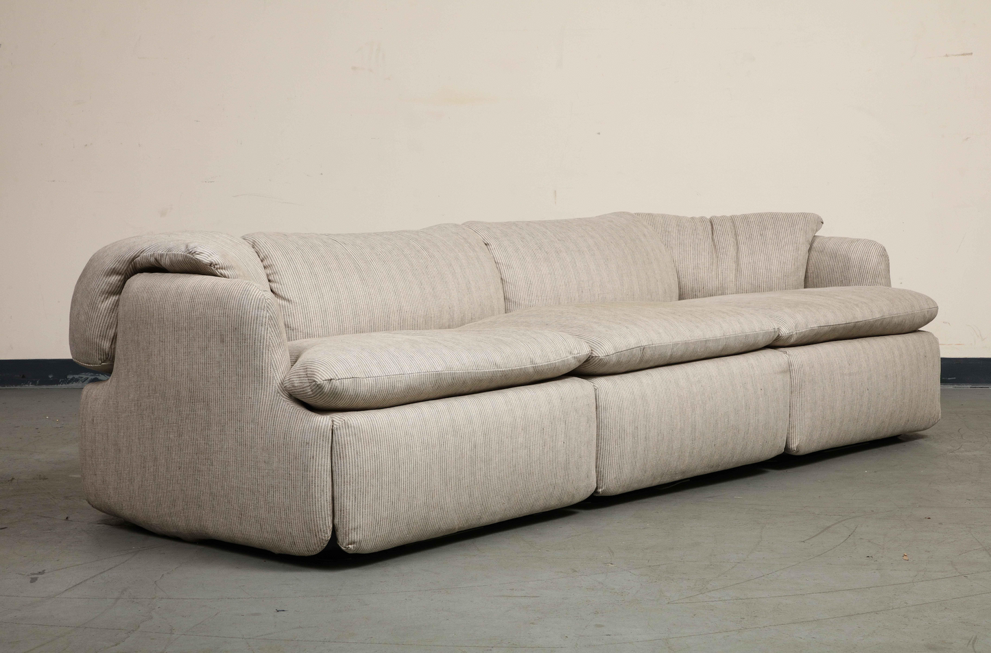 1970s Italian Saporiti "Confidential" Sectional Sofa by Alberto Rosselli