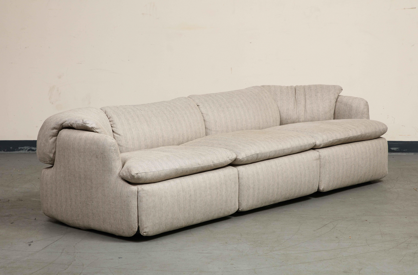 1970s Italian Saporiti "Confidential" Sectional Sofa by Alberto Rosselli