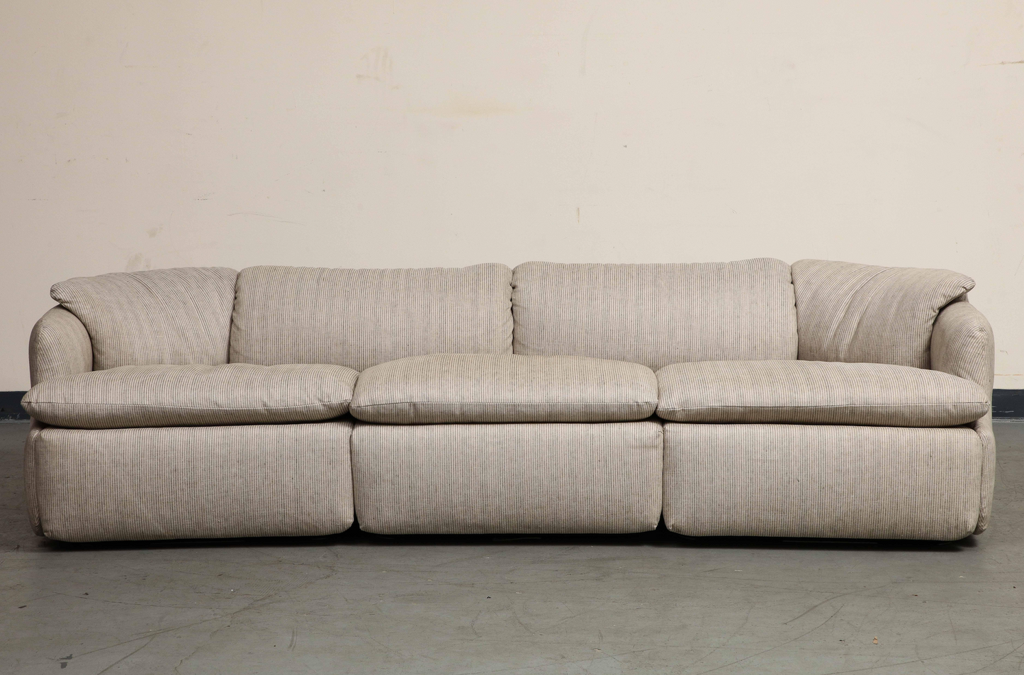 1970s Italian Saporiti "Confidential" Sectional Sofa by Alberto Rosselli