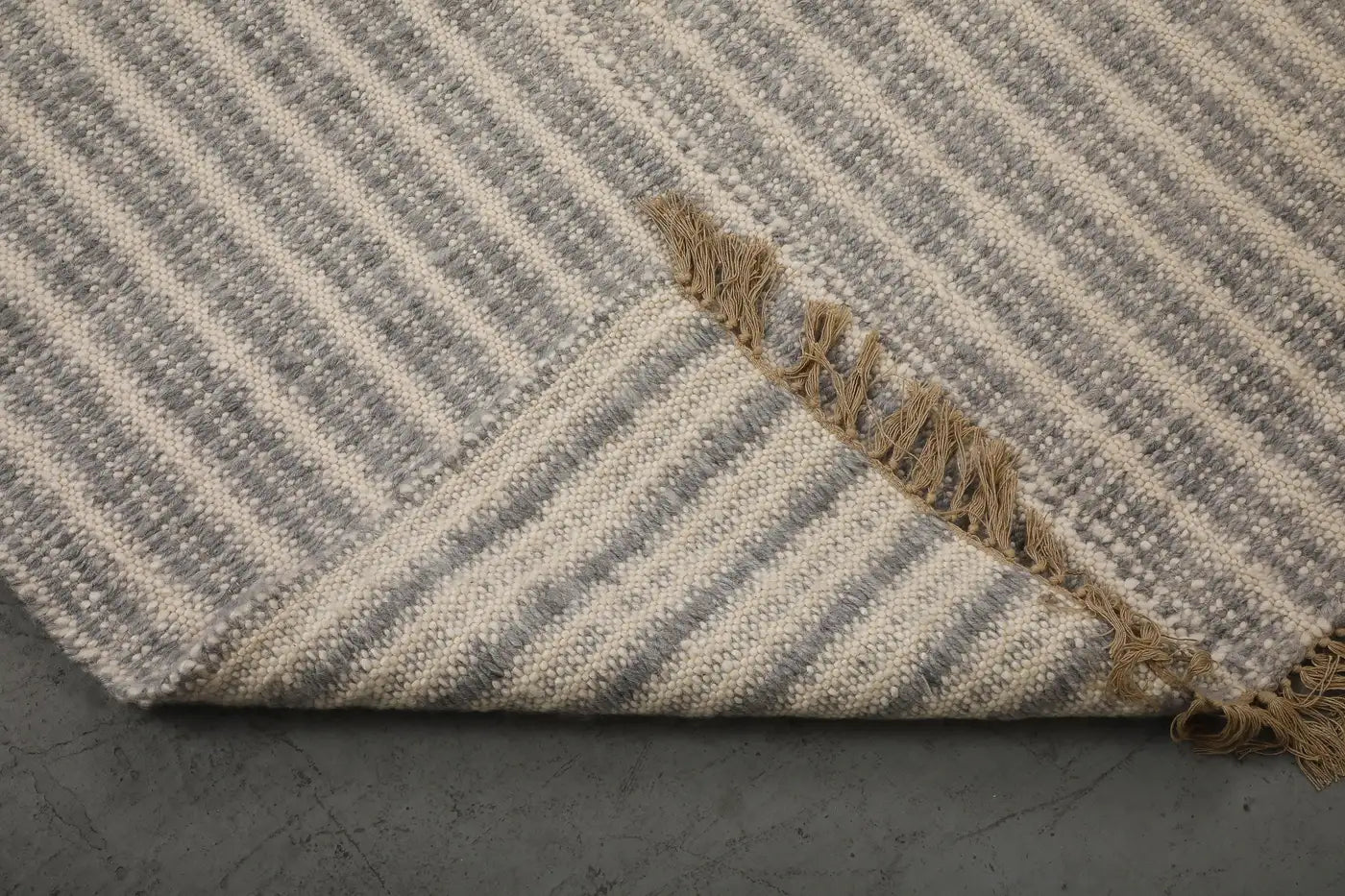 Ribbed Mohair Hand-Knotted Area Rug by Ennui Home