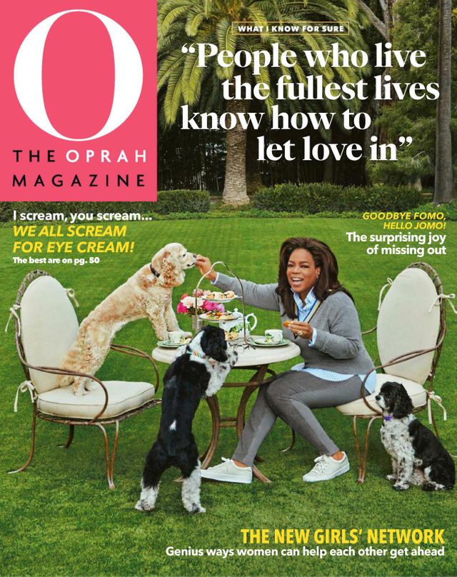 The cover of an issue of The Oprah Magazine from 2020, in which Nate Berkus Interiors' work is featured.