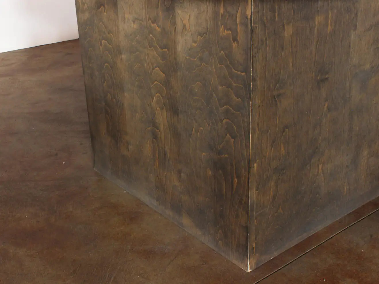 Round Pedestal Dining Table with Concrete Top