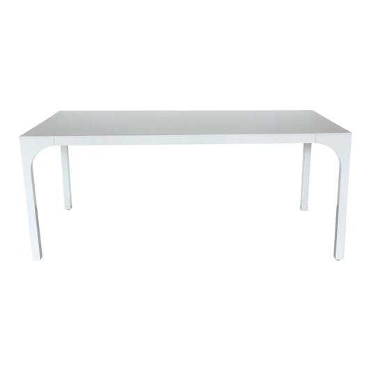 Aqua Virgo Dining Table in White Lacquer
