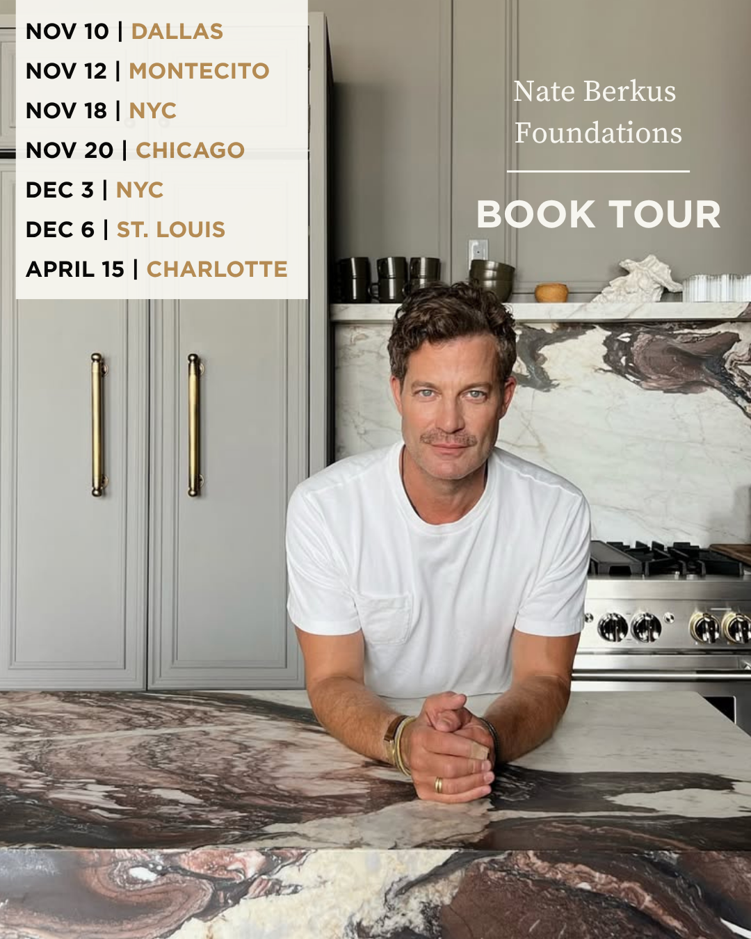 Join Nate for his FOUNDATIONS Book Tour This Fall