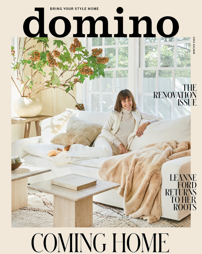 The cover of a Domino Magazine from 2020, in which Nate Berkus Interiors' work is featured.