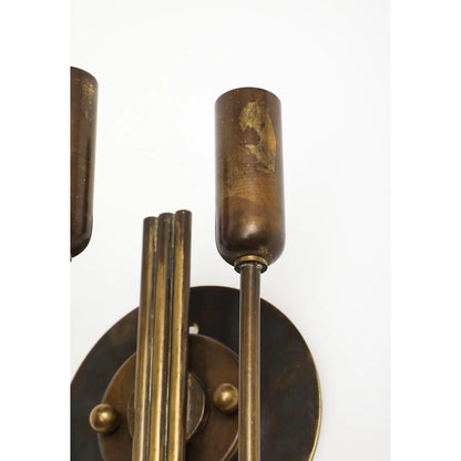 1940s Italian Brass Wall Light