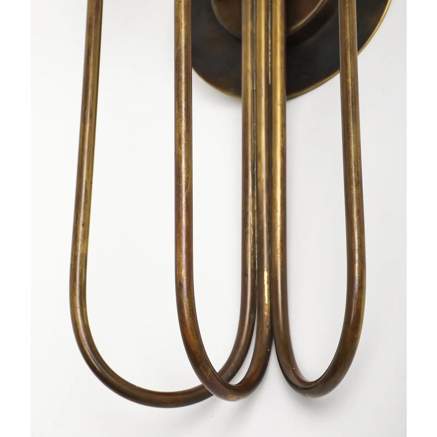1940s Italian Brass Wall Light