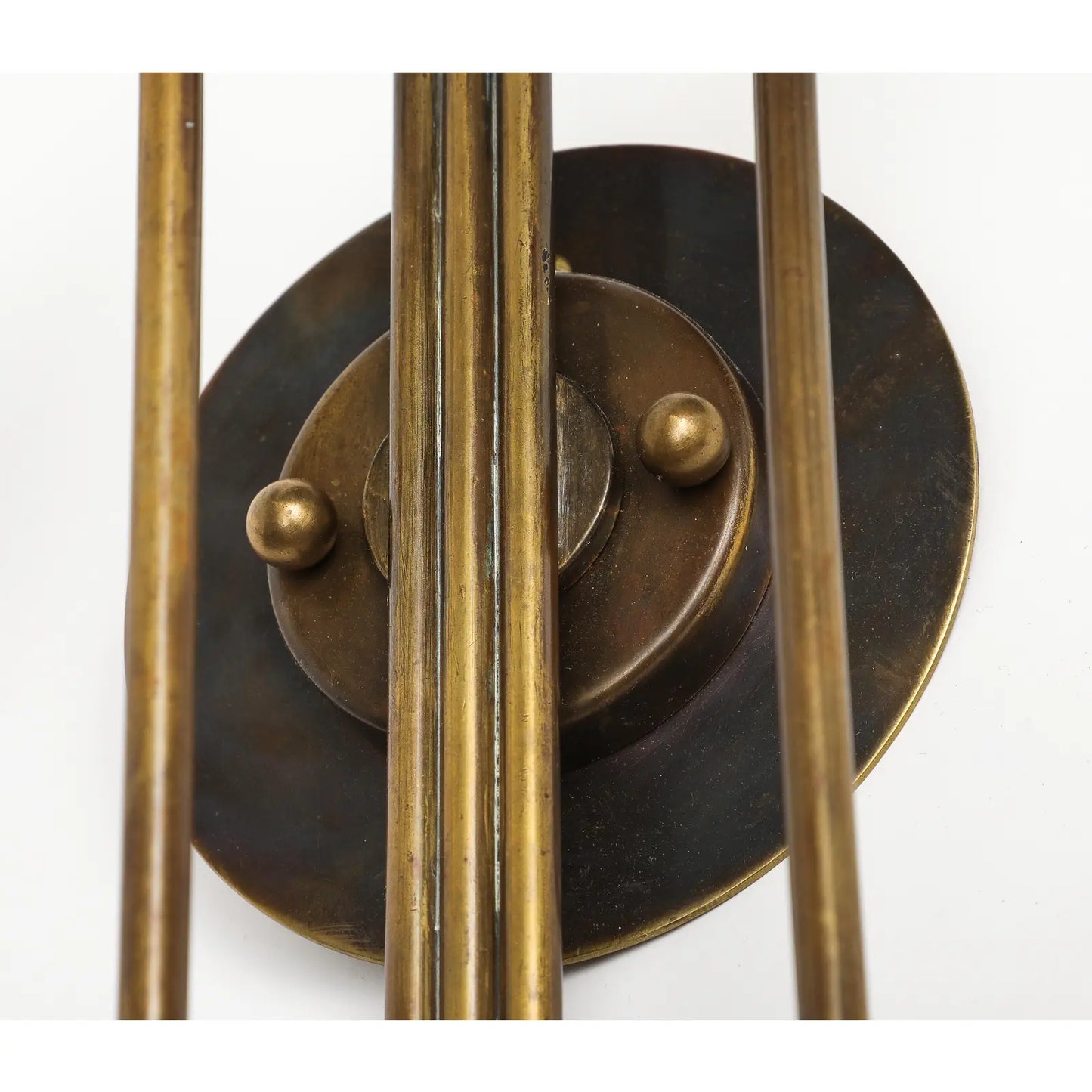 1940s Italian Brass Wall Light