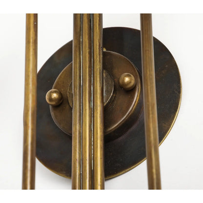 1940s Italian Brass Wall Light