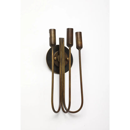 1940s Italian Brass Wall Light