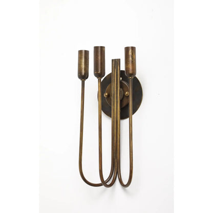 1940s Italian Brass Wall Light