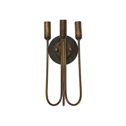 1940s Italian Brass Wall Light