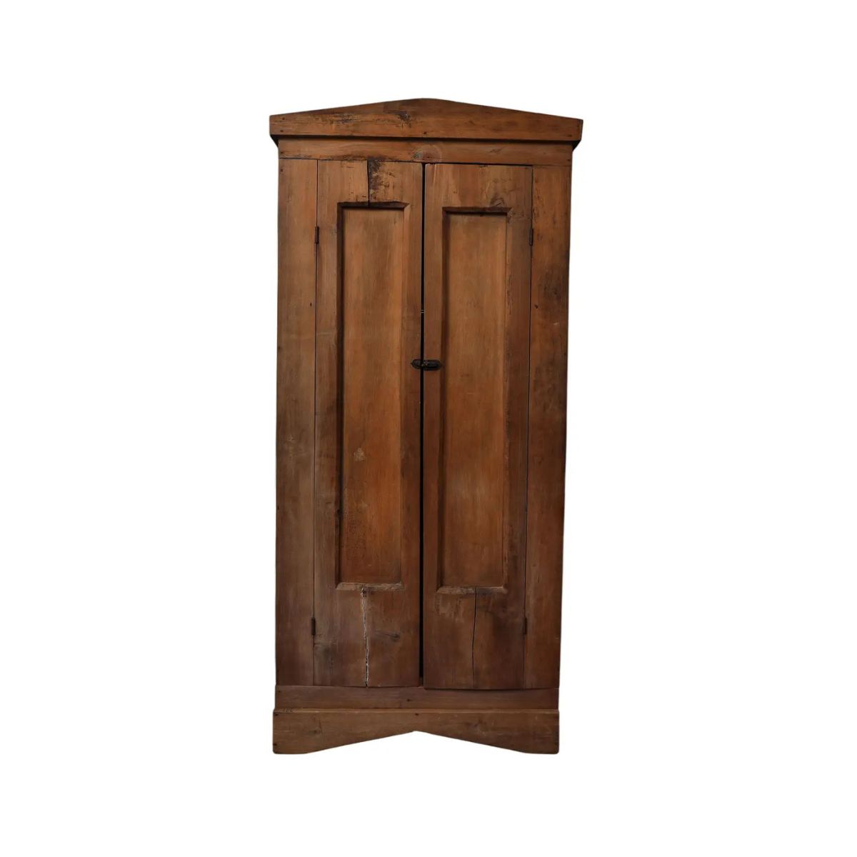 19th Century American Wood Armoire with Original Hardware