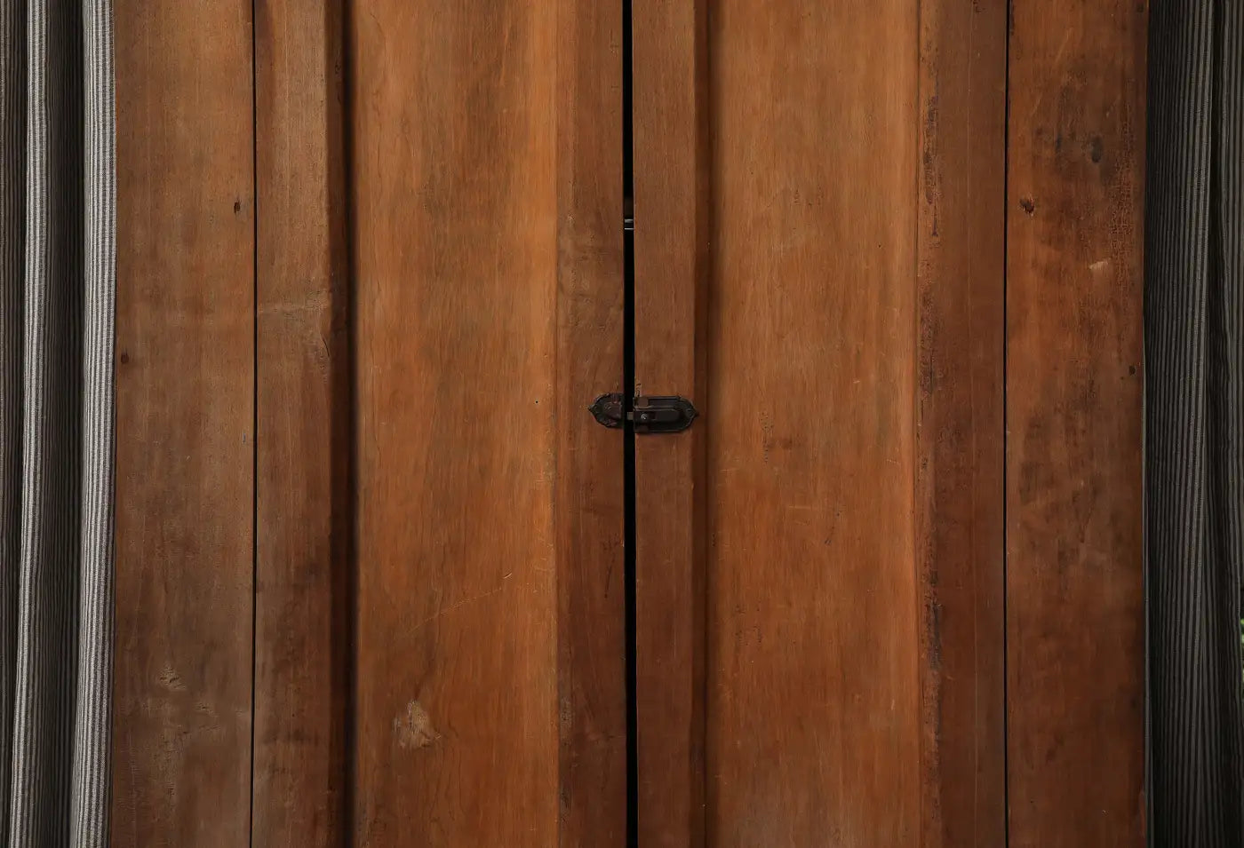 19th Century American Wood Armoire with Original Hardware