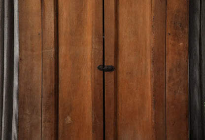 19th Century American Wood Armoire with Original Hardware