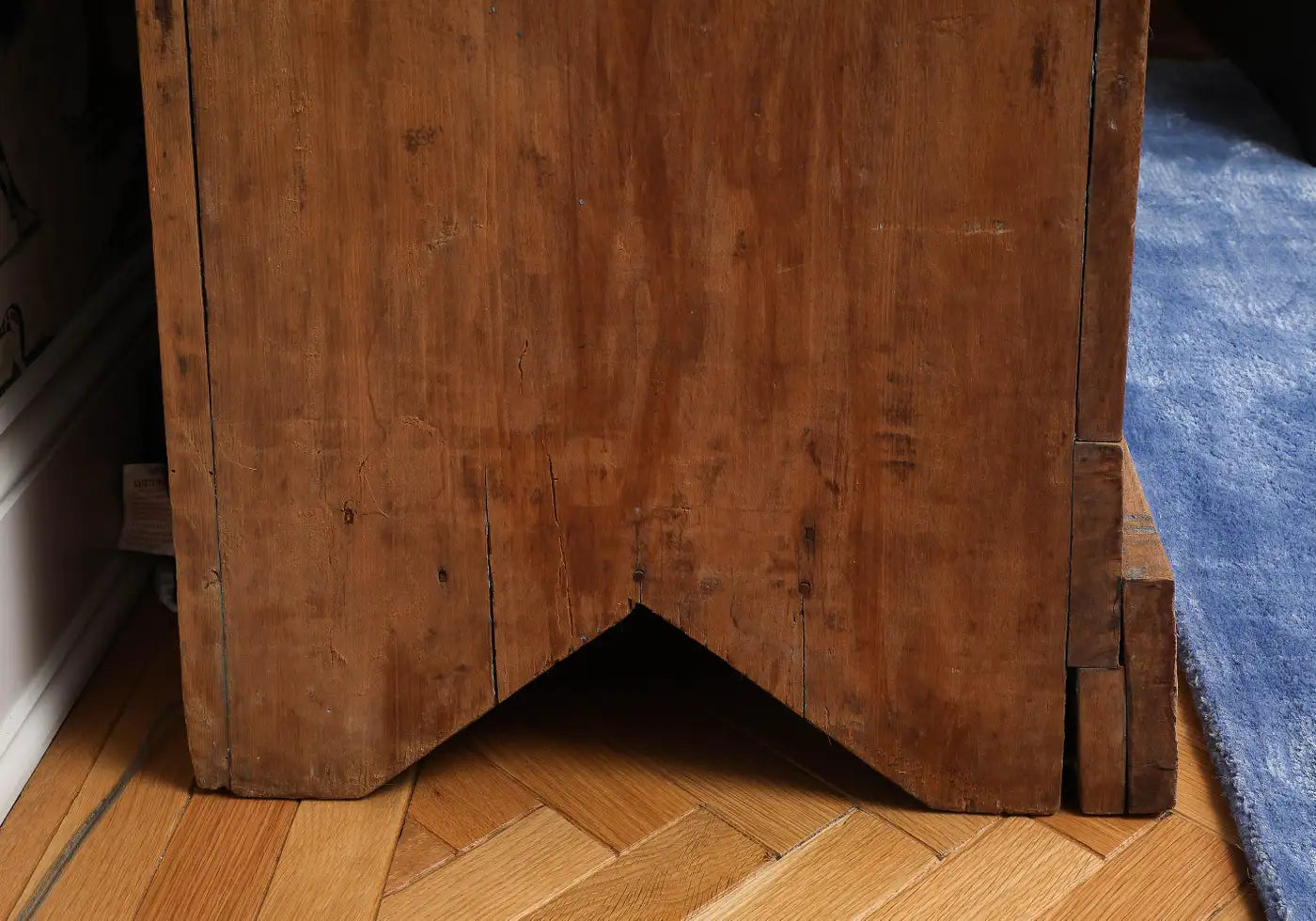 19th Century American Wood Armoire with Original Hardware