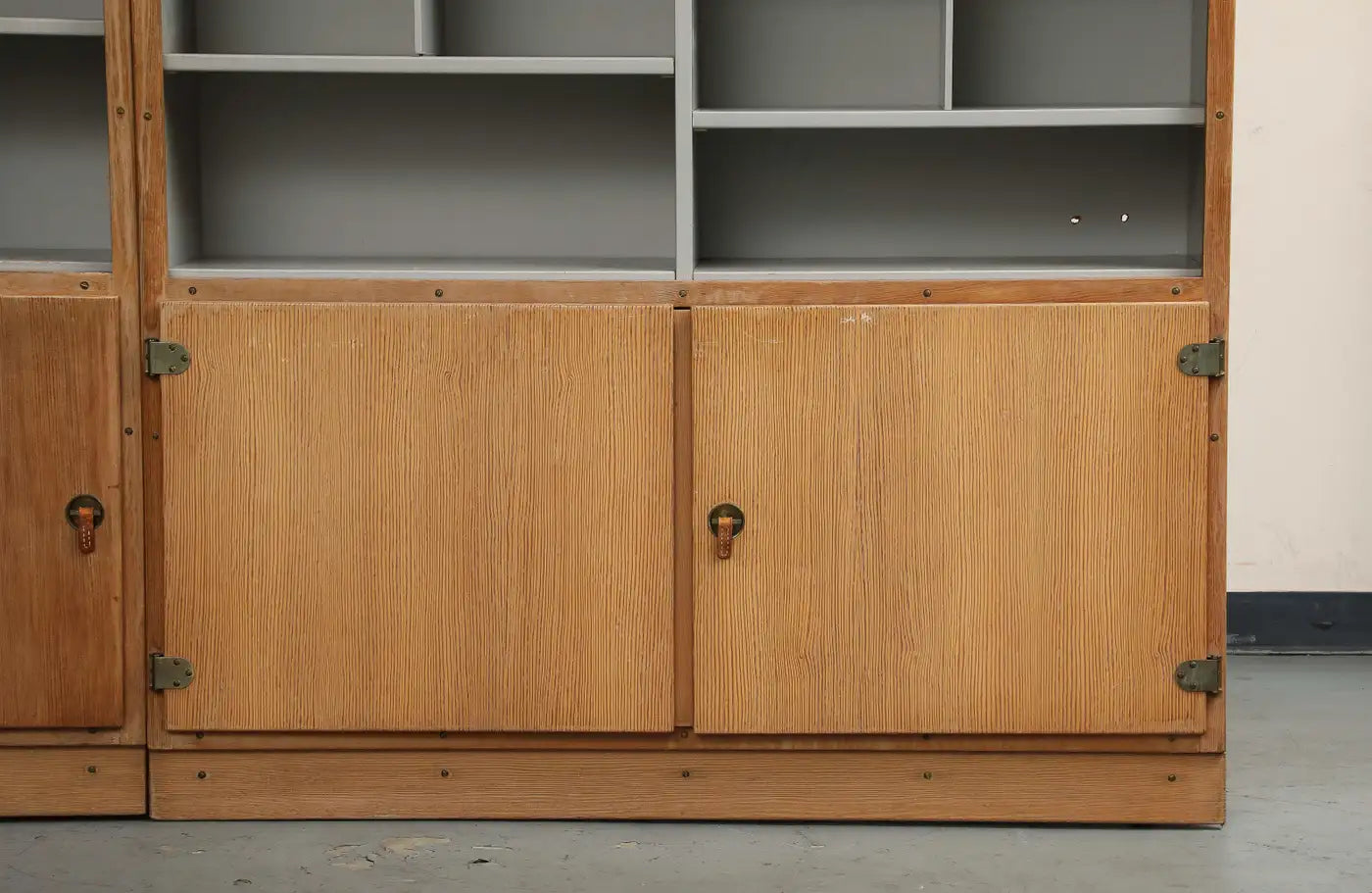 2-Piece Scandinavian Oak Bookcase System by Børge Mogensen, Denmark 1970s