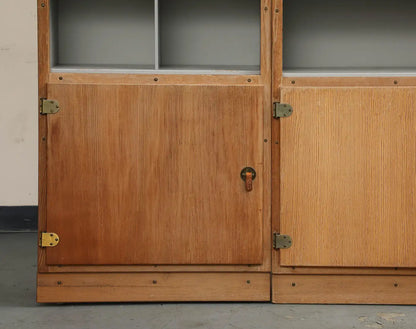 2-Piece Scandinavian Oak Bookcase System by Børge Mogensen, Denmark 1970s