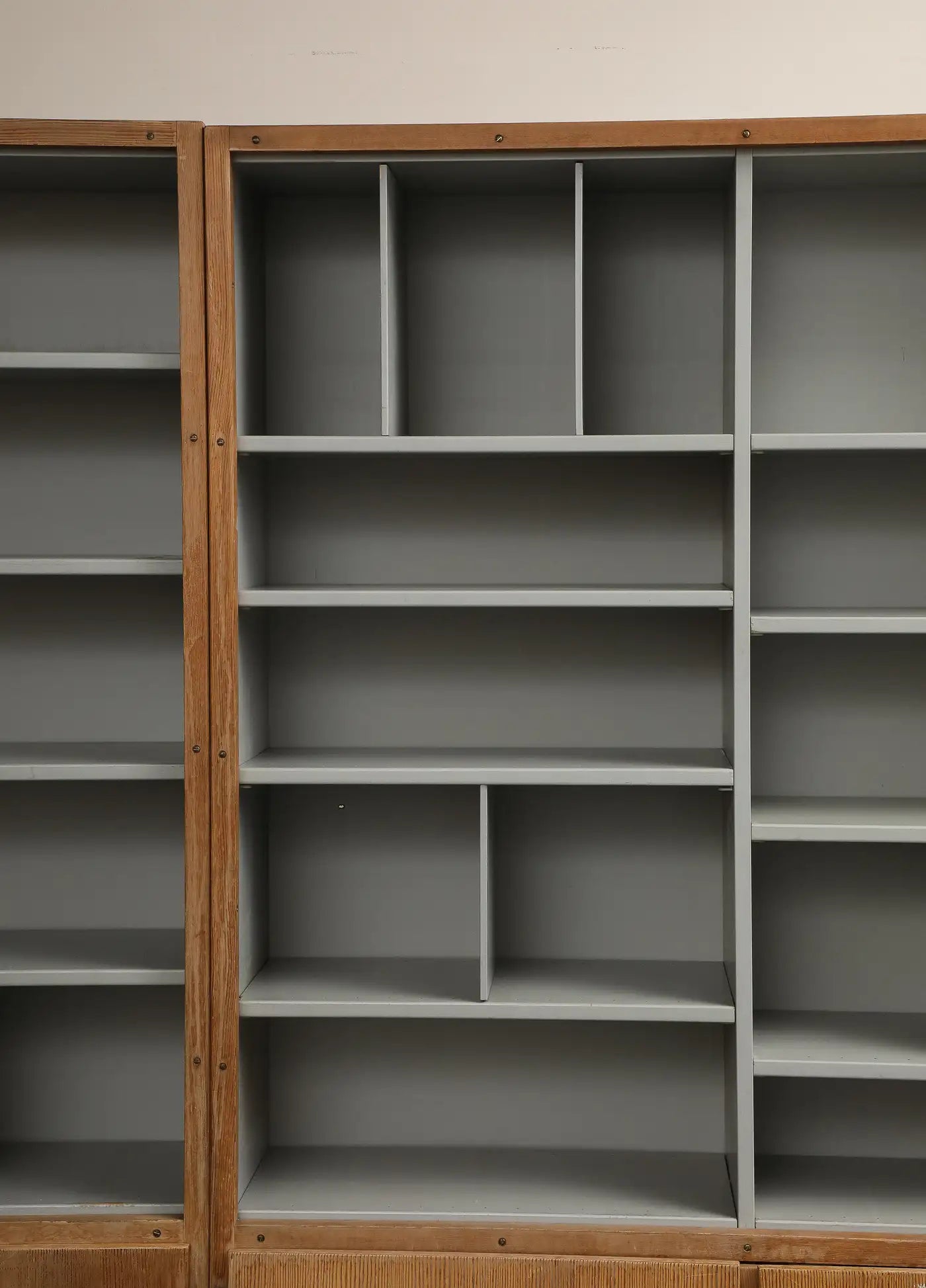 2-Piece Scandinavian Oak Bookcase System by Børge Mogensen, Denmark 1970s