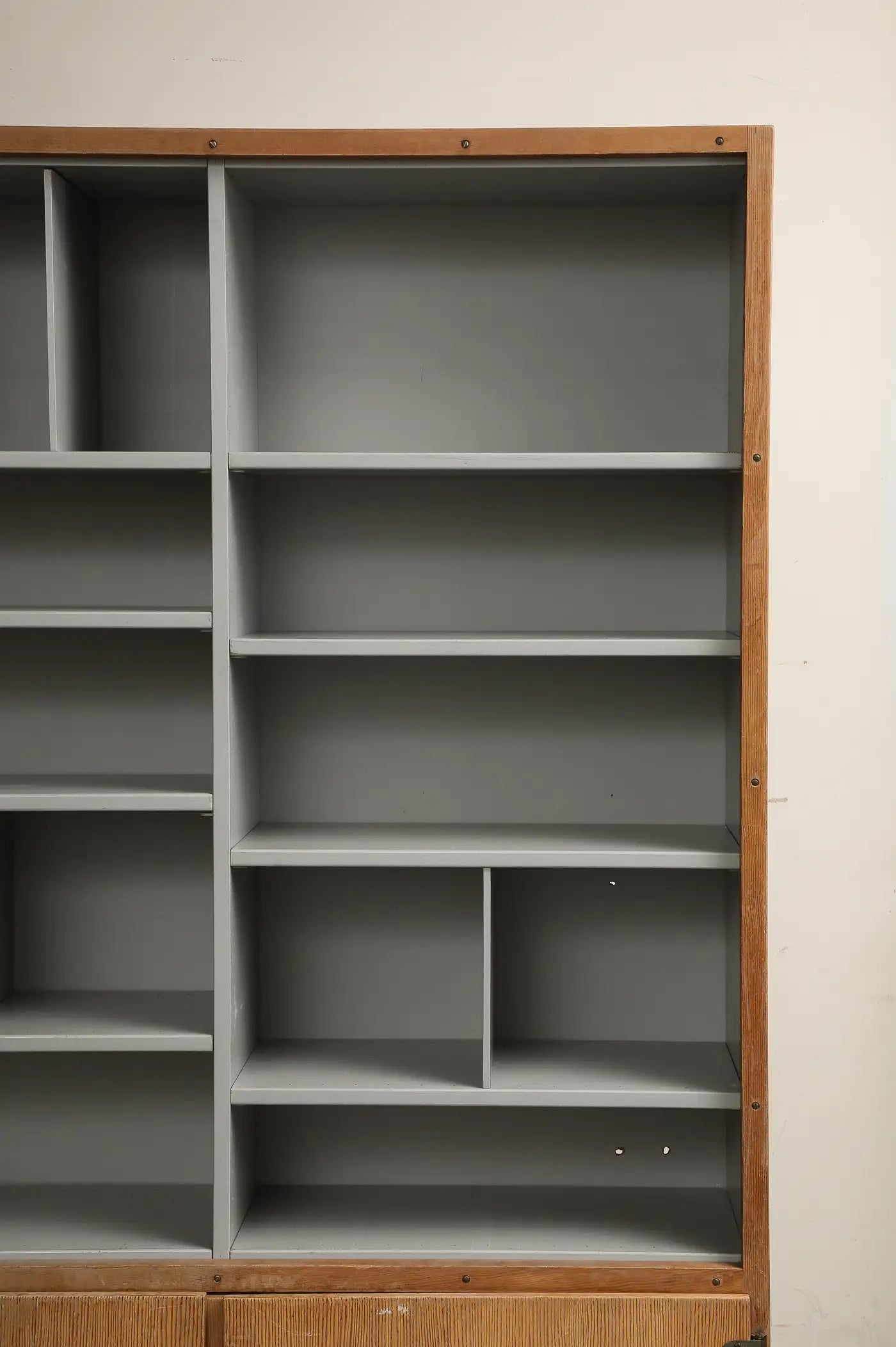 2-Piece Scandinavian Oak Bookcase System by Børge Mogensen, Denmark 1970s