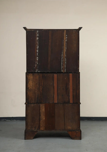 20th Century English Secretaire with Oyster Veneer