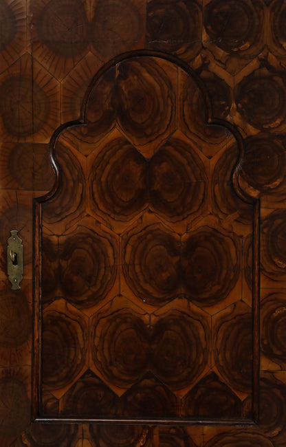 20th Century English Secretaire with Oyster Veneer