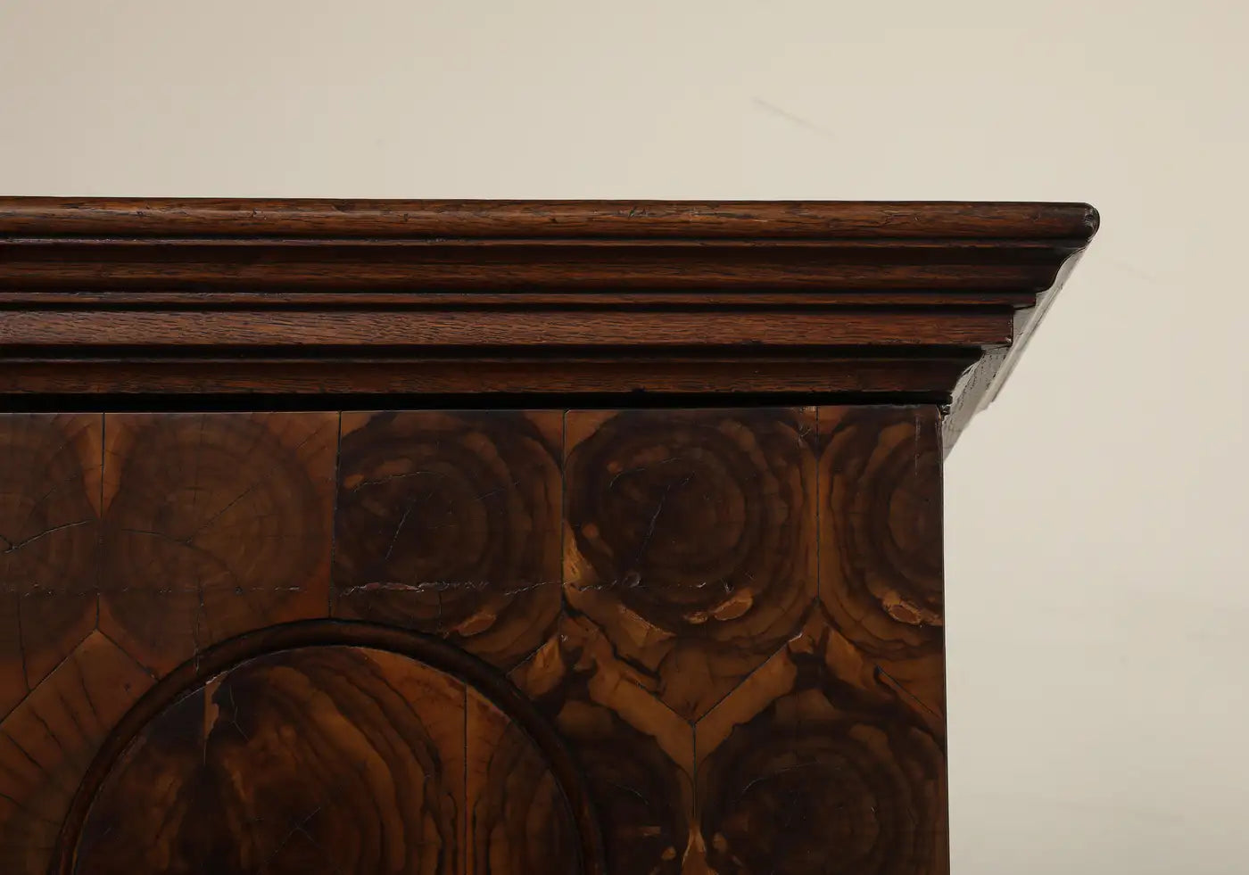 20th Century English Secretaire with Oyster Veneer