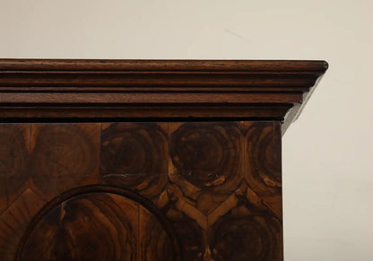 20th Century English Secretaire with Oyster Veneer