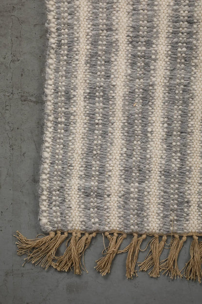 Ribbed Mohair Hand-Knotted Area Rug by Ennui Home