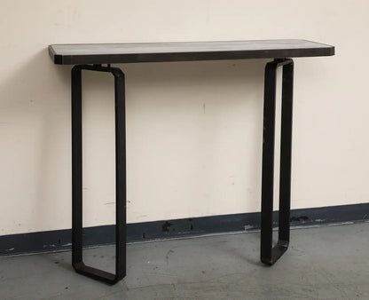 Modern Iron Wall-Mounted Officina Ciani Console with New Marble Top