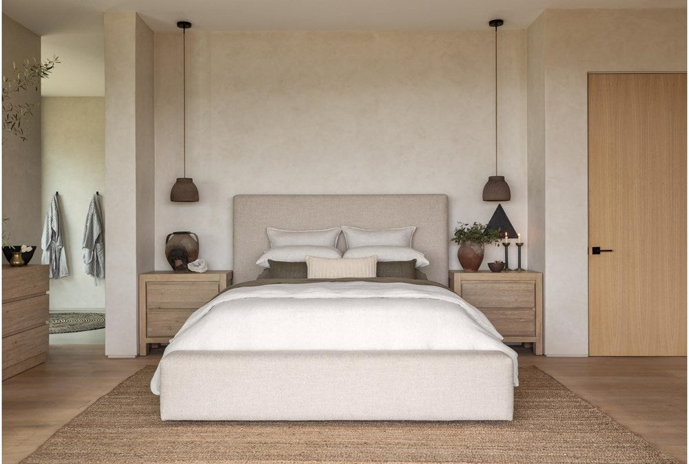Porto Queen Upholstered Storage Bed