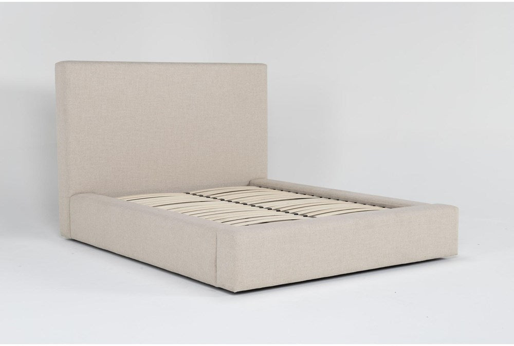 Porto Queen Upholstered Storage Bed