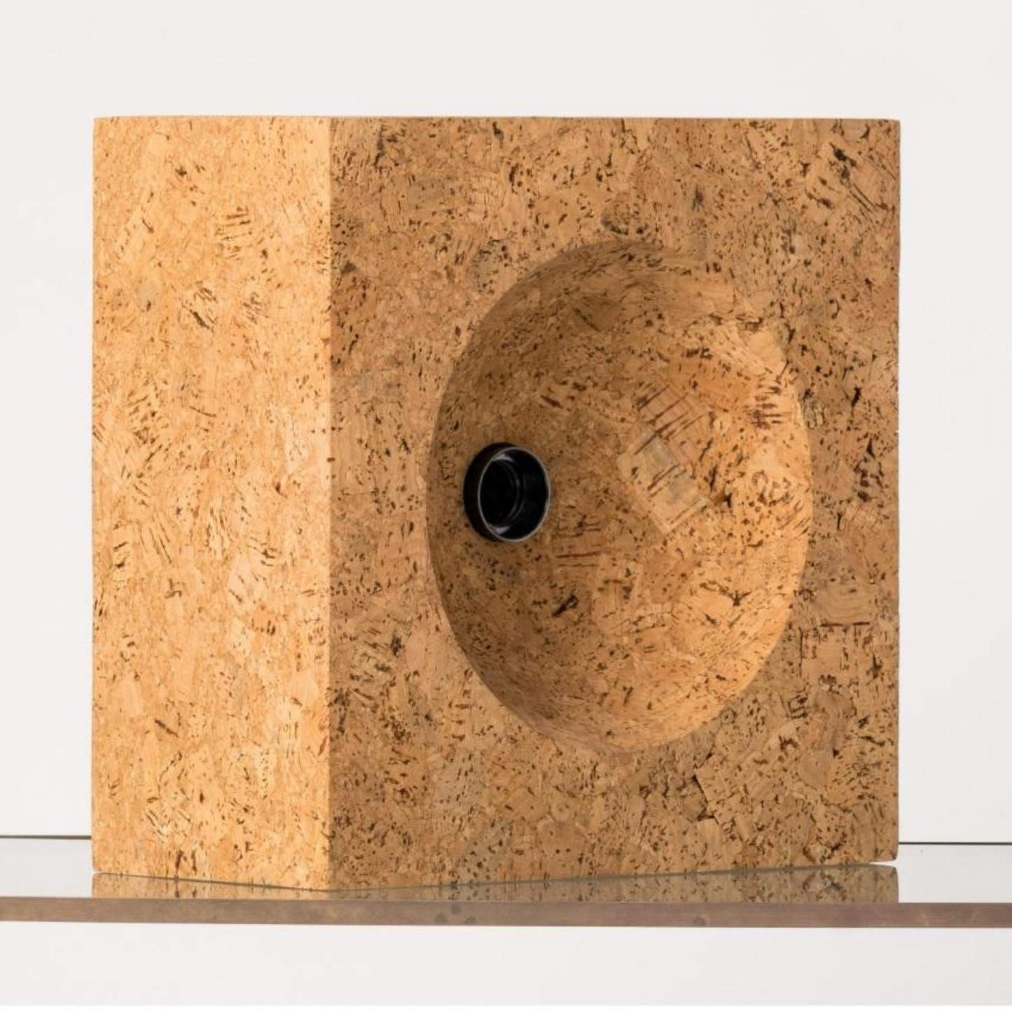 "Braga" Solid Cork Wall Light or Table Lamp by Facto Atelier Paris