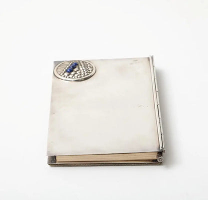 Carlo Buffetti Sterling Silver Address Book With Original Box, C. 1970