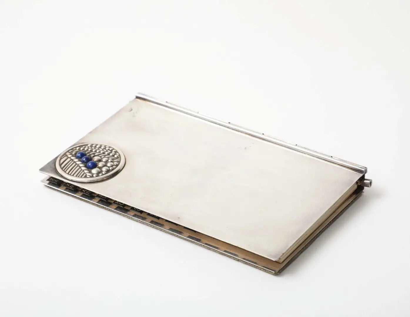 Carlo Buffetti Sterling Silver Address Book With Original Box, C. 1970