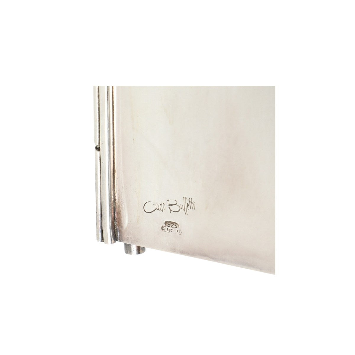 Carlo Bulletti Sterling Silver Address Book With Original Box, C. 1970