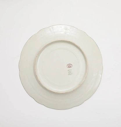 Charles Pillivuyt & Cie French Porcelain Dinner Plates, Set of 7