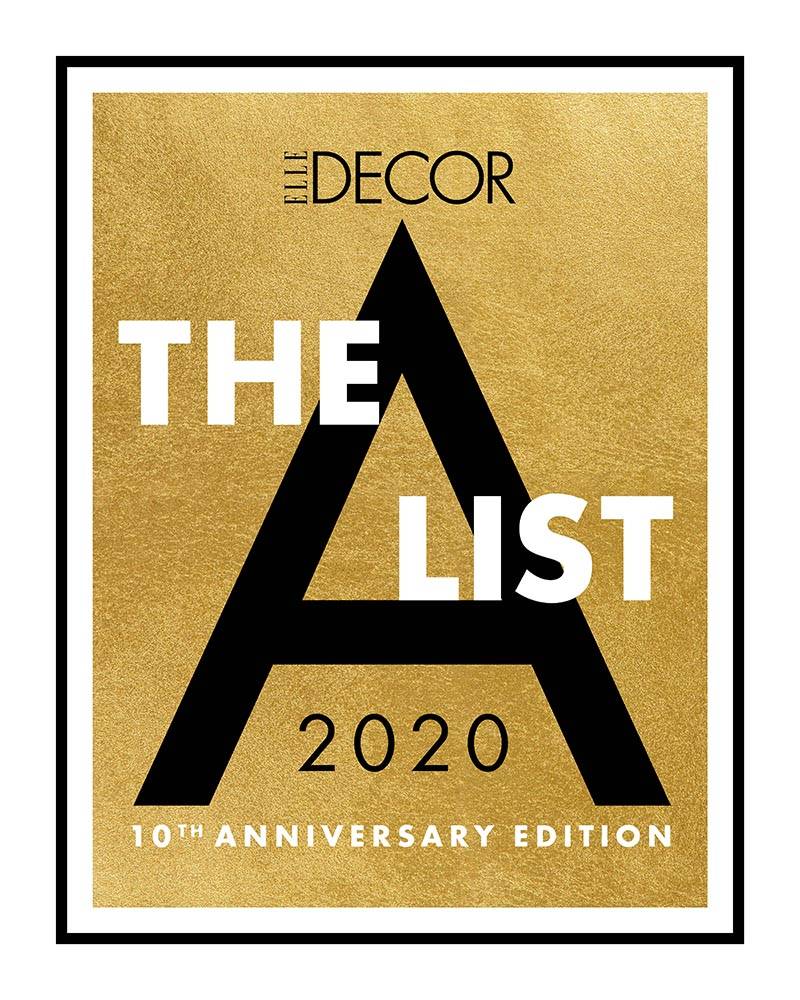 The 10th Anniversary Edition of Elle Decor's The A List (2020), which included Nate Berkus Interiors.