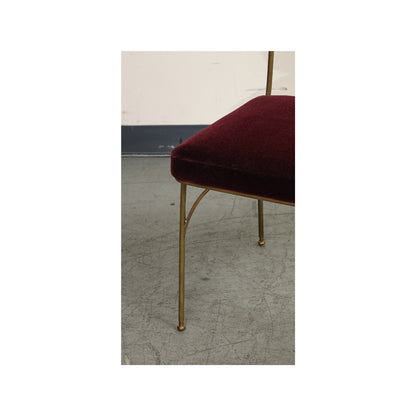 Midcentury Brass and Cane Chair by Acácio Gil Borsoi