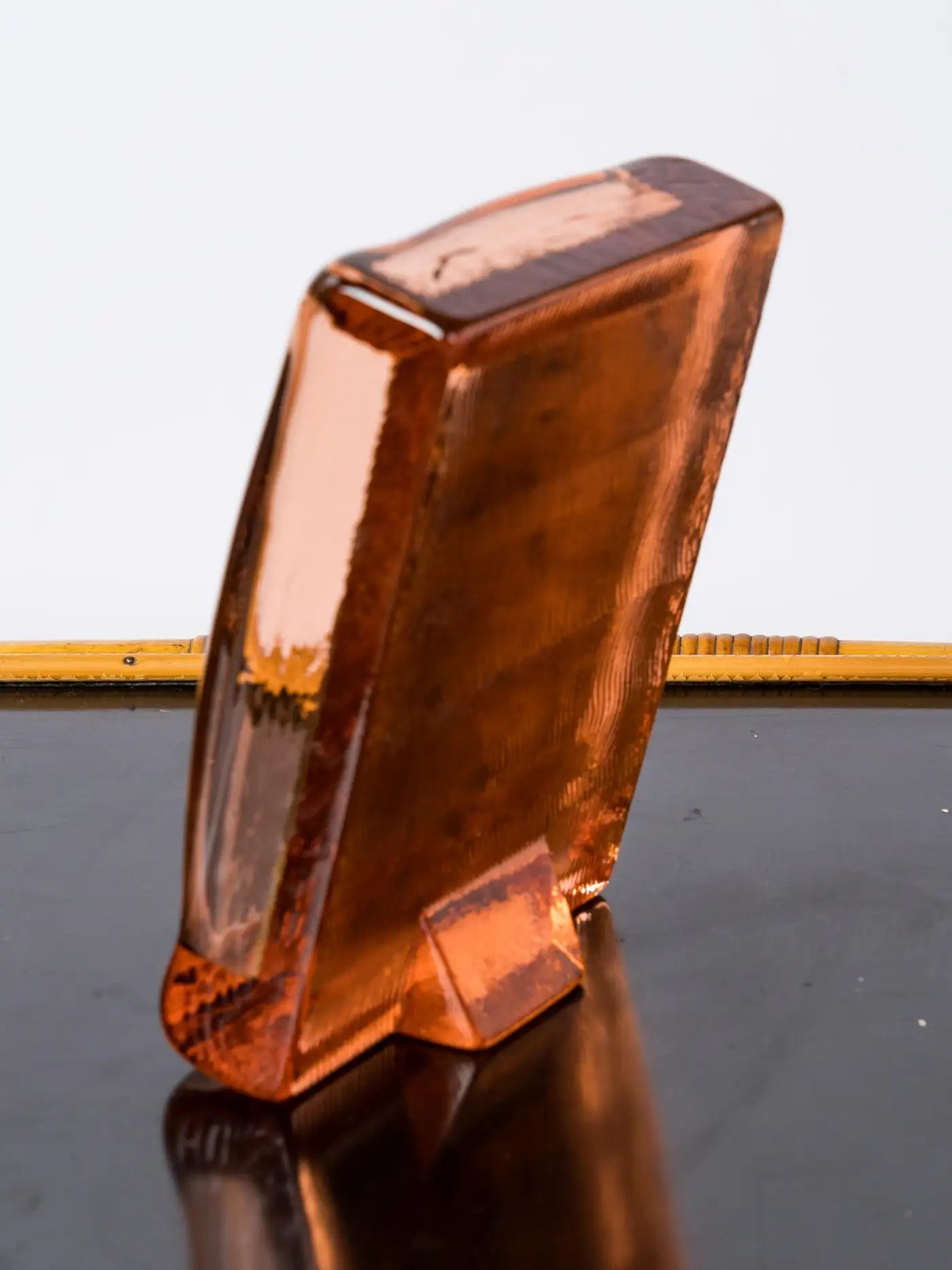 Midcentury French Saint Gobain Glass Petite Table Mirror, 1950s