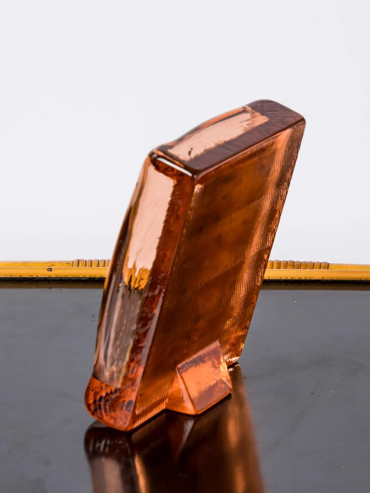 Midcentury French Saint Gobain Glass Petite Table Mirror, 1950s