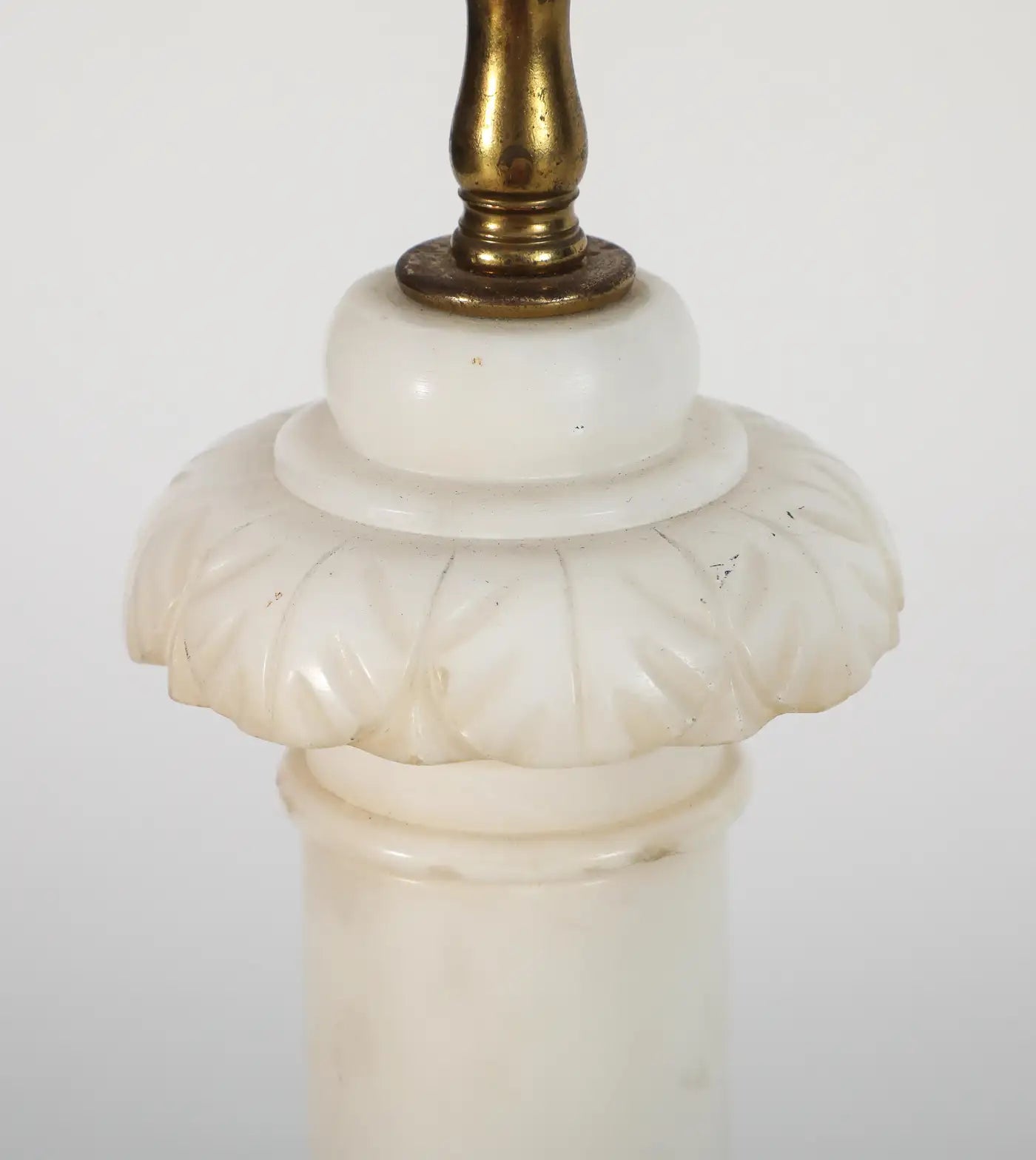 Midcentury Italian Alabaster Table Lamp