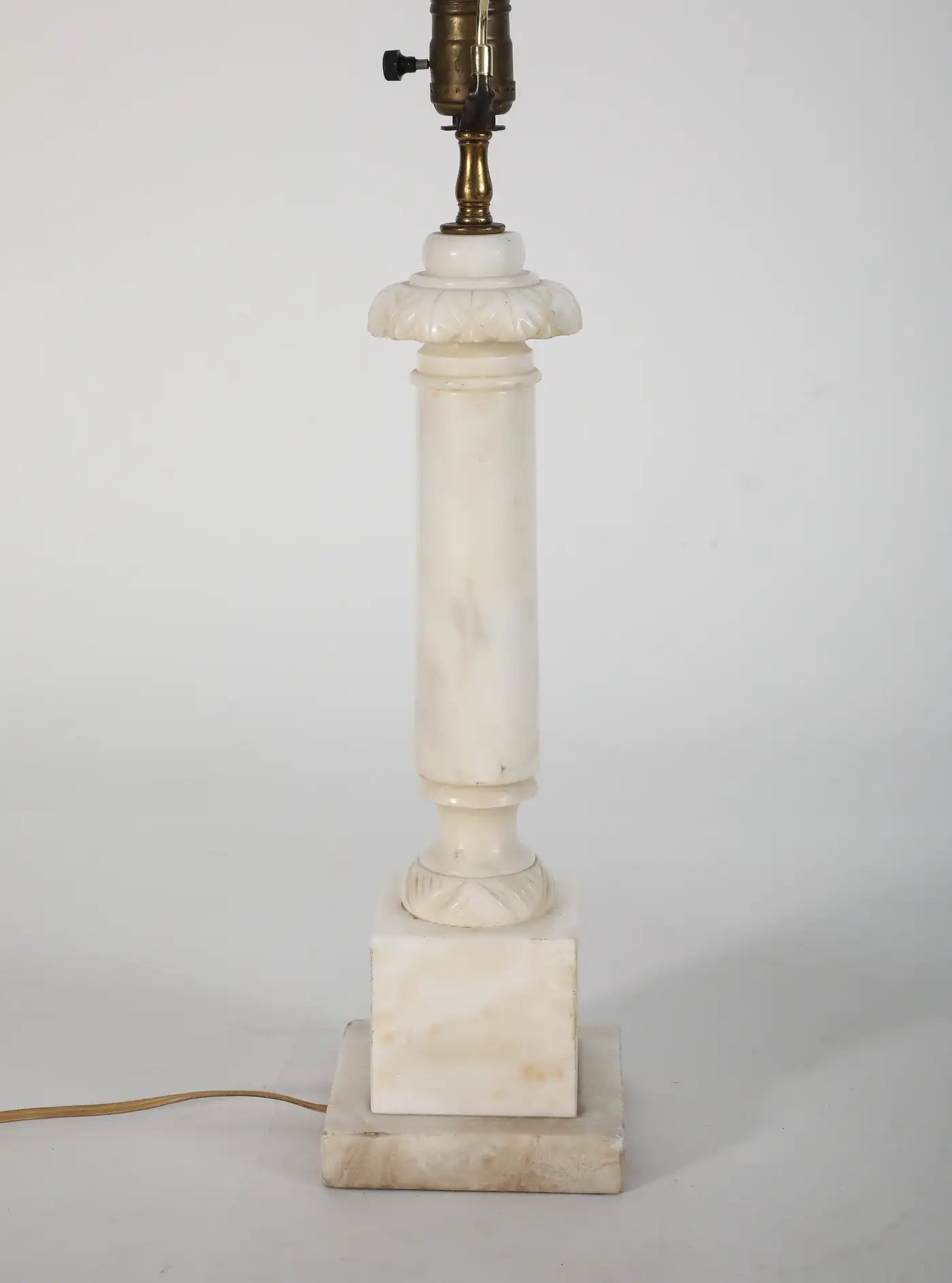 Midcentury Italian Alabaster Table Lamp