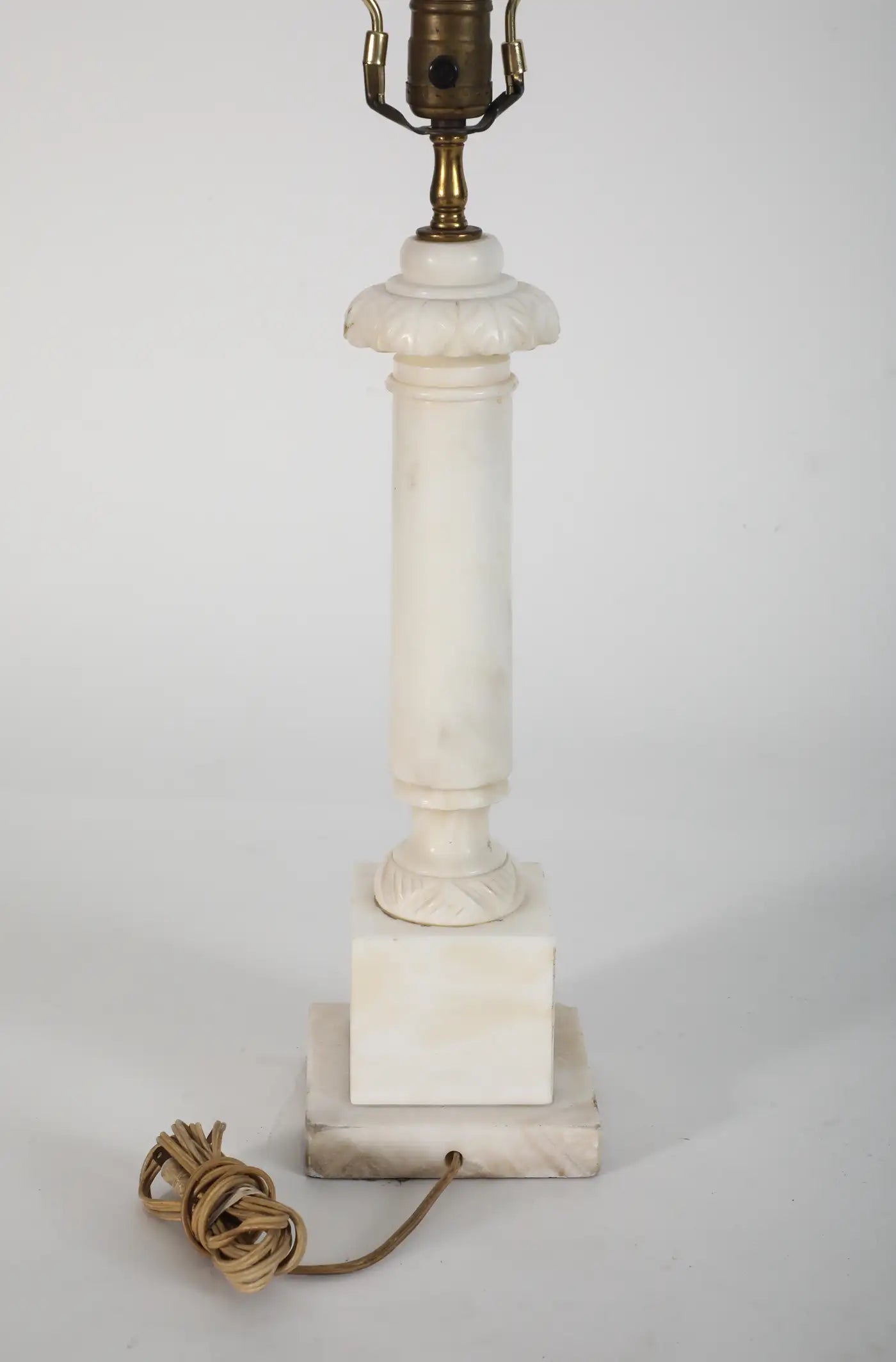 Midcentury Italian Alabaster Table Lamp