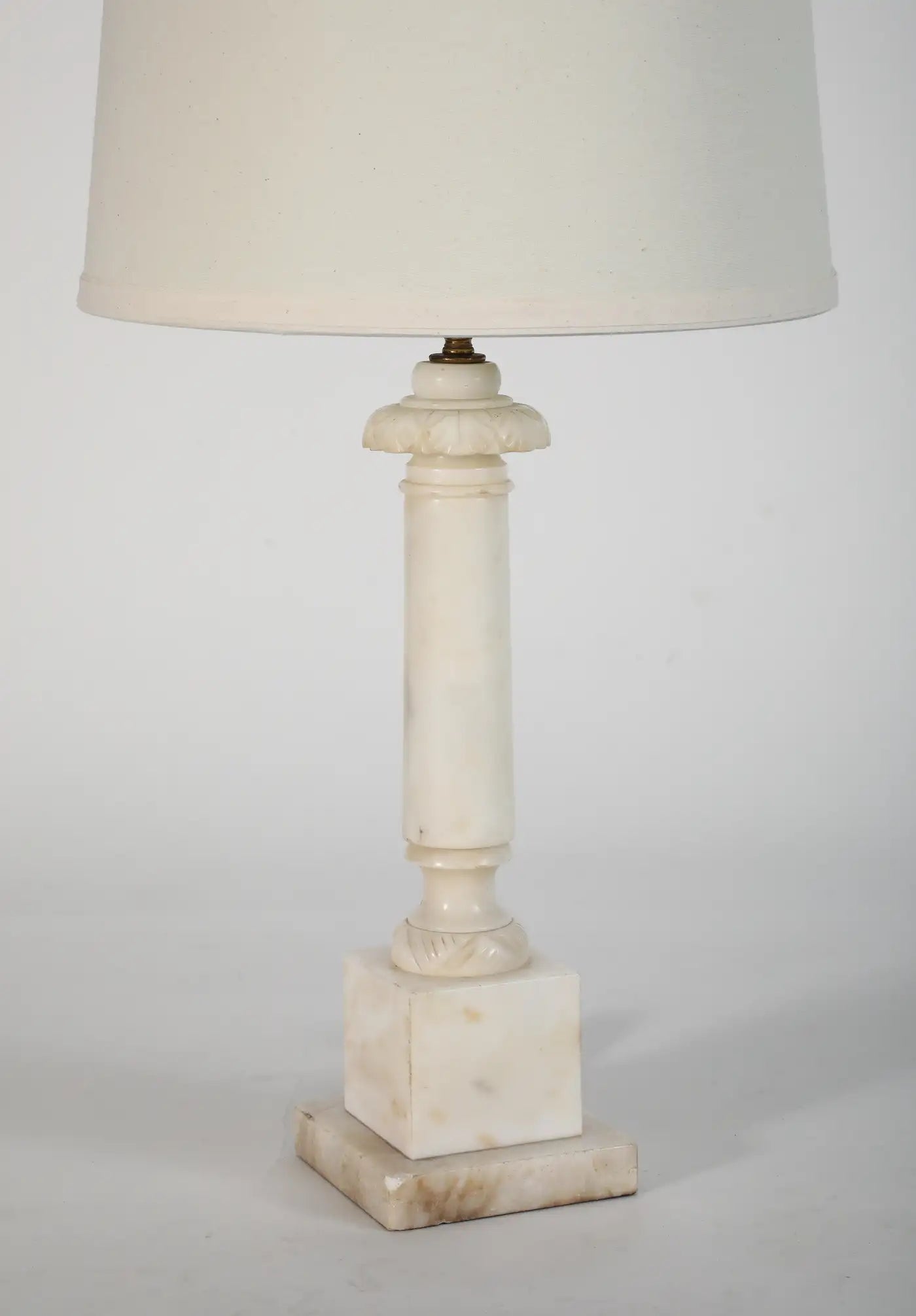 Midcentury Italian Alabaster Table Lamp